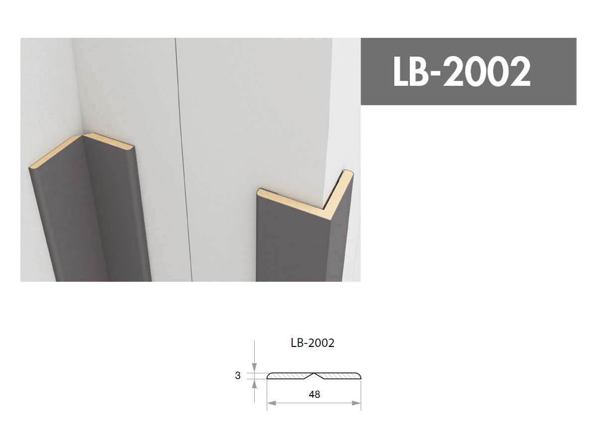 Профиль МДФ AGT LB-2002 3*48*2800 мм, тик (248). Рис. 2 Профиль МДФ AGT LB-2002 3*48*2800 мм, тик (248). Рис. 2