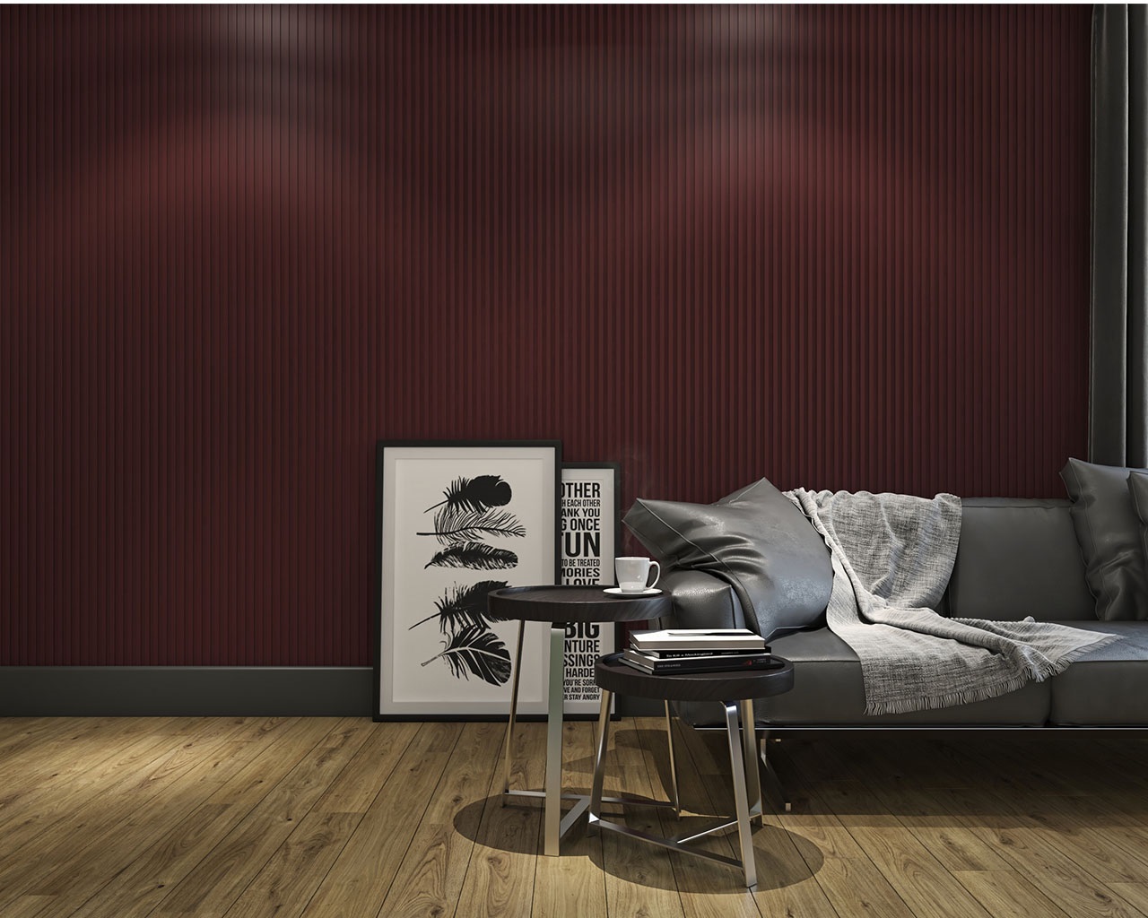 Профиль МДФ AGT LB-3783 12*158*2800 мм, супермат серый шторм 726. Рис. 3