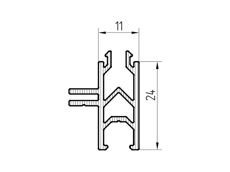 Профиль дистанционный 5,8м., 24мм.. Рис. 1