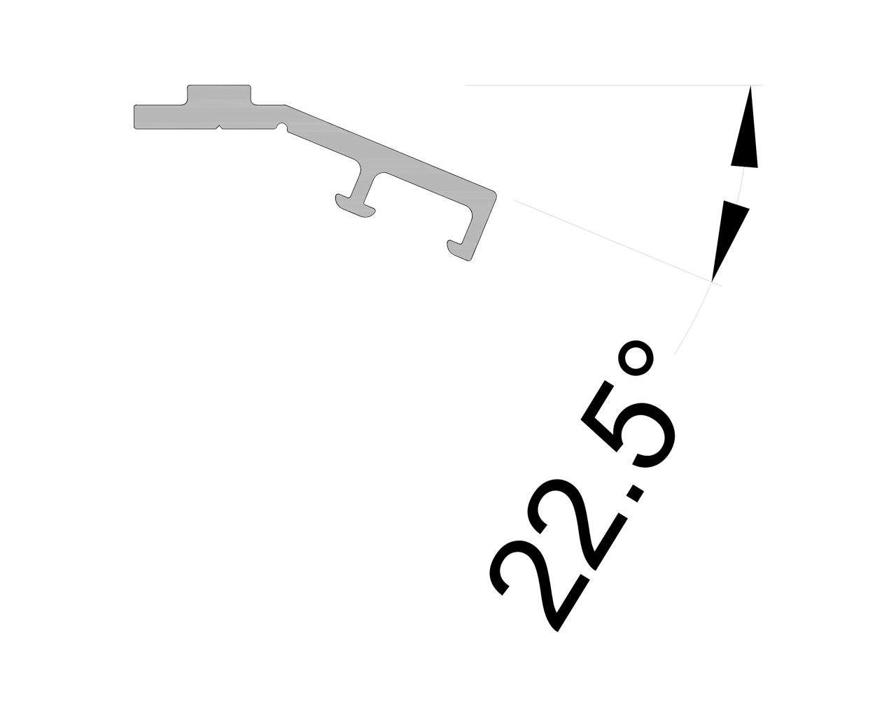 Профиль дополнительный Внутреннего угола ALUMARK 15-30. 6м Белый RAL9016. Рис. 1 Профиль дополнительный Внутреннего угола ALUMARK 15-30. 6м Белый RAL9016. Рис. 1