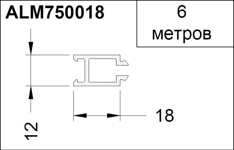 Профиль компенсационный 18 мм ПВХ черный 6м.. Рис. 1 Профиль компенсационный 18 мм ПВХ черный 6м.. Рис. 1