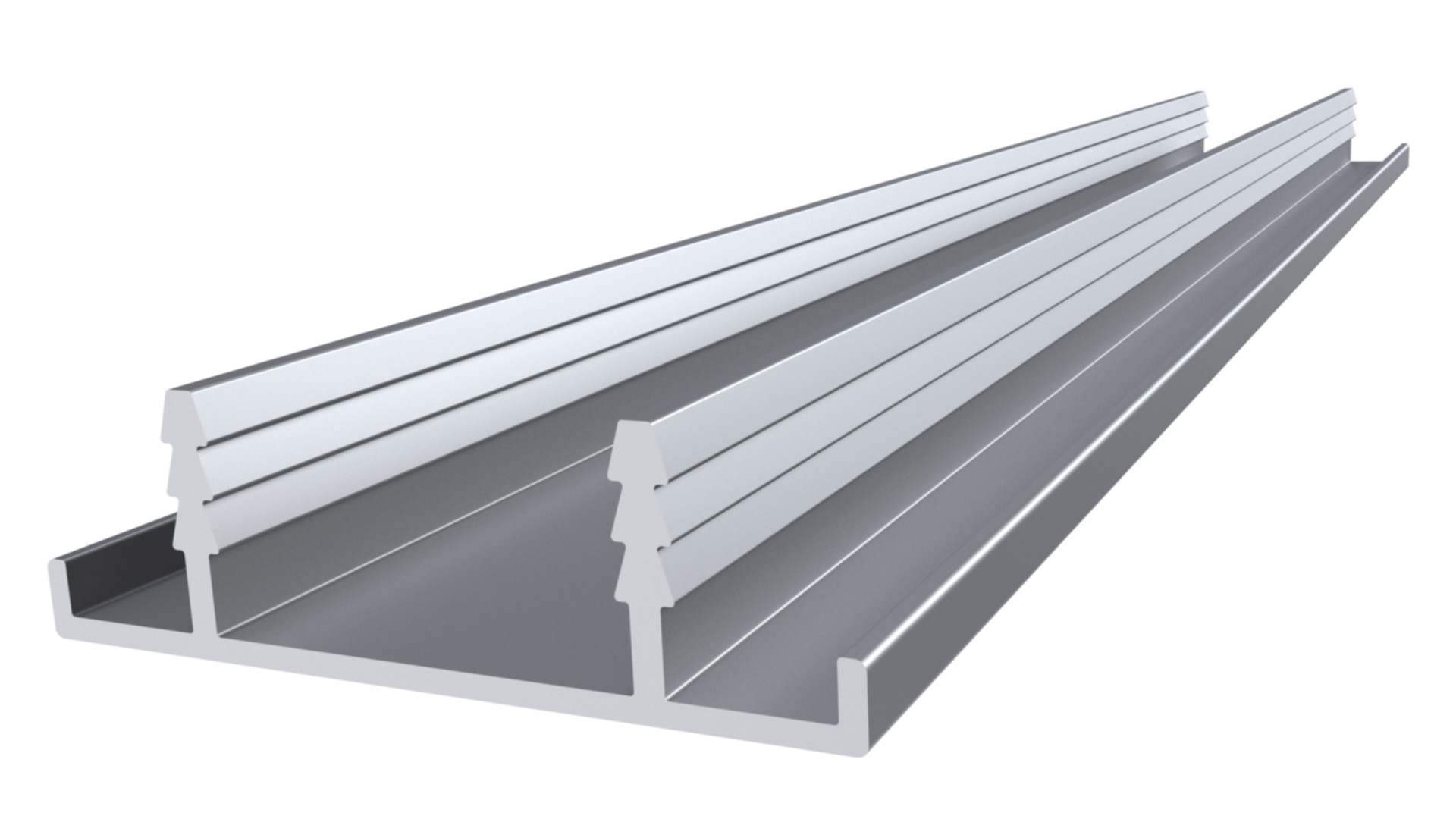 Профиль кромка 418 дверного полотна, алюминий, L=6100 мм, серебро.. Рис. 1