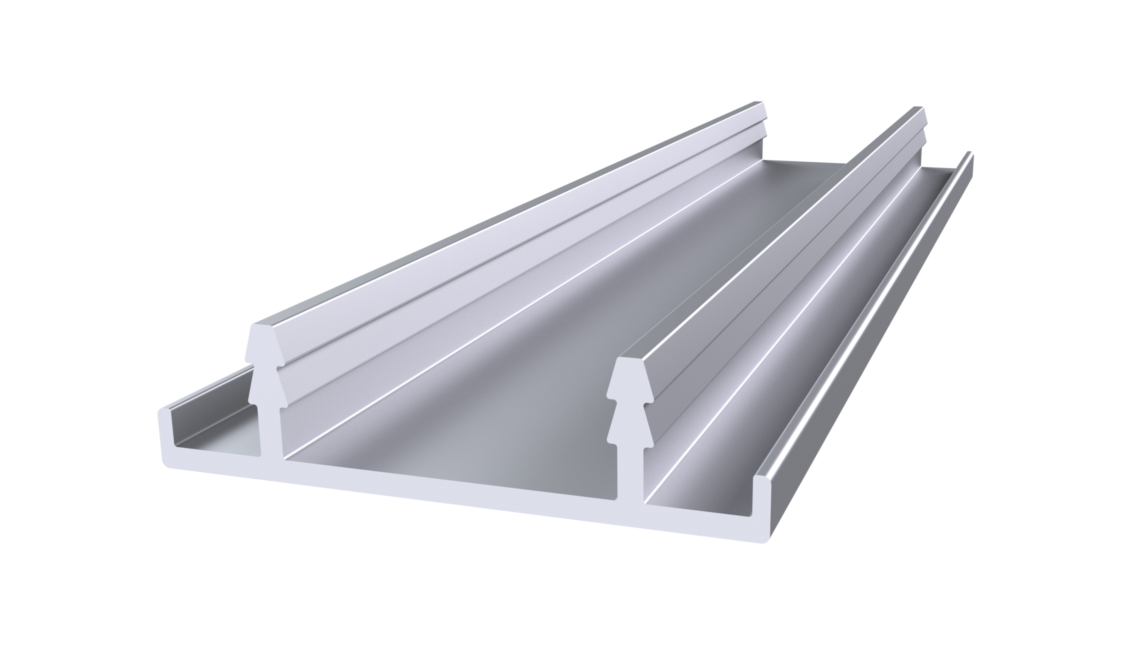 Профиль кромка дверного полотна, алюминий, L=6100 мм, серебро.