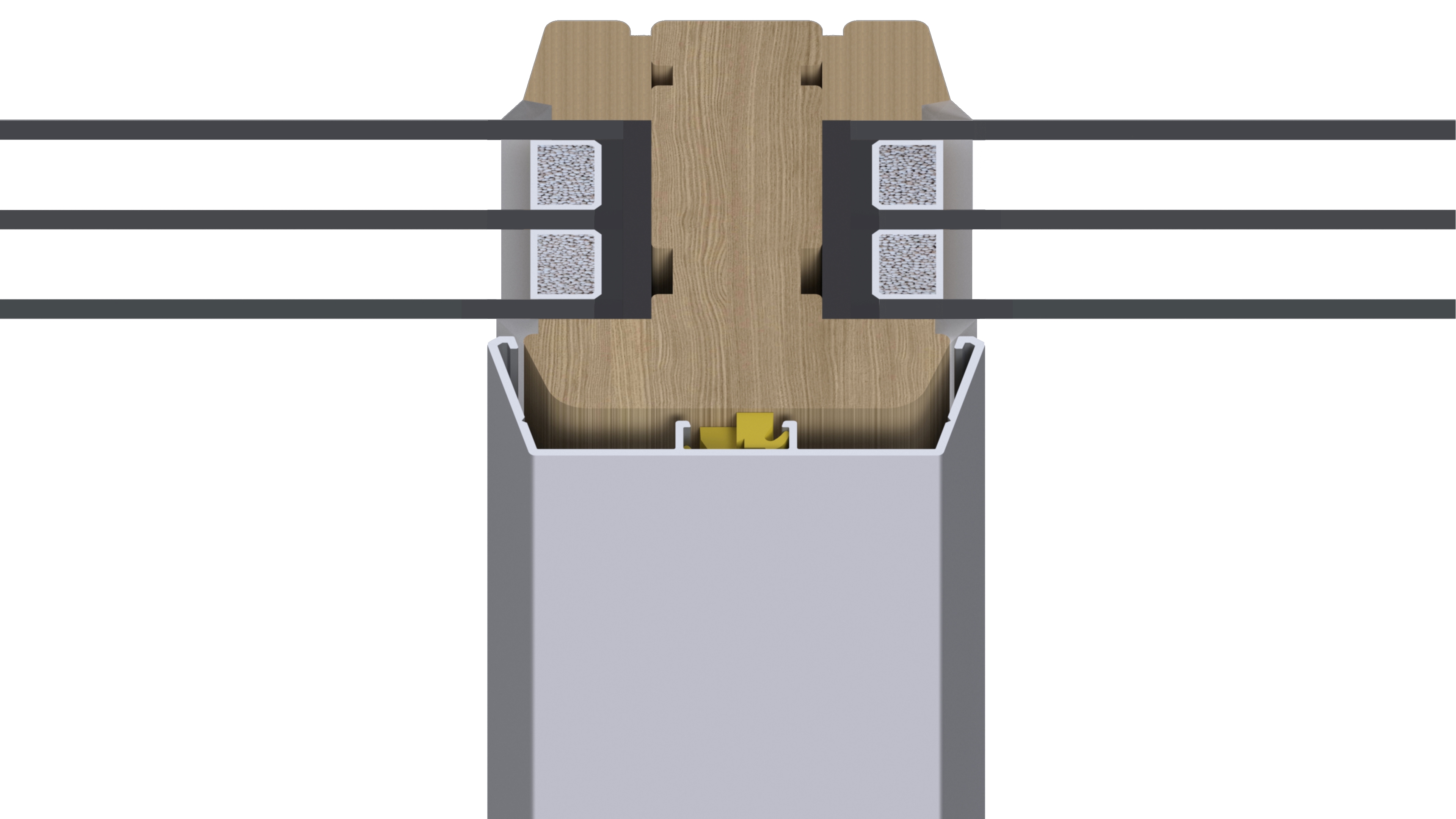 Профиль на горбылек АЛЮСТАРТ, длина 5.8 м, алюминий, неокрашенный. Рис. 3