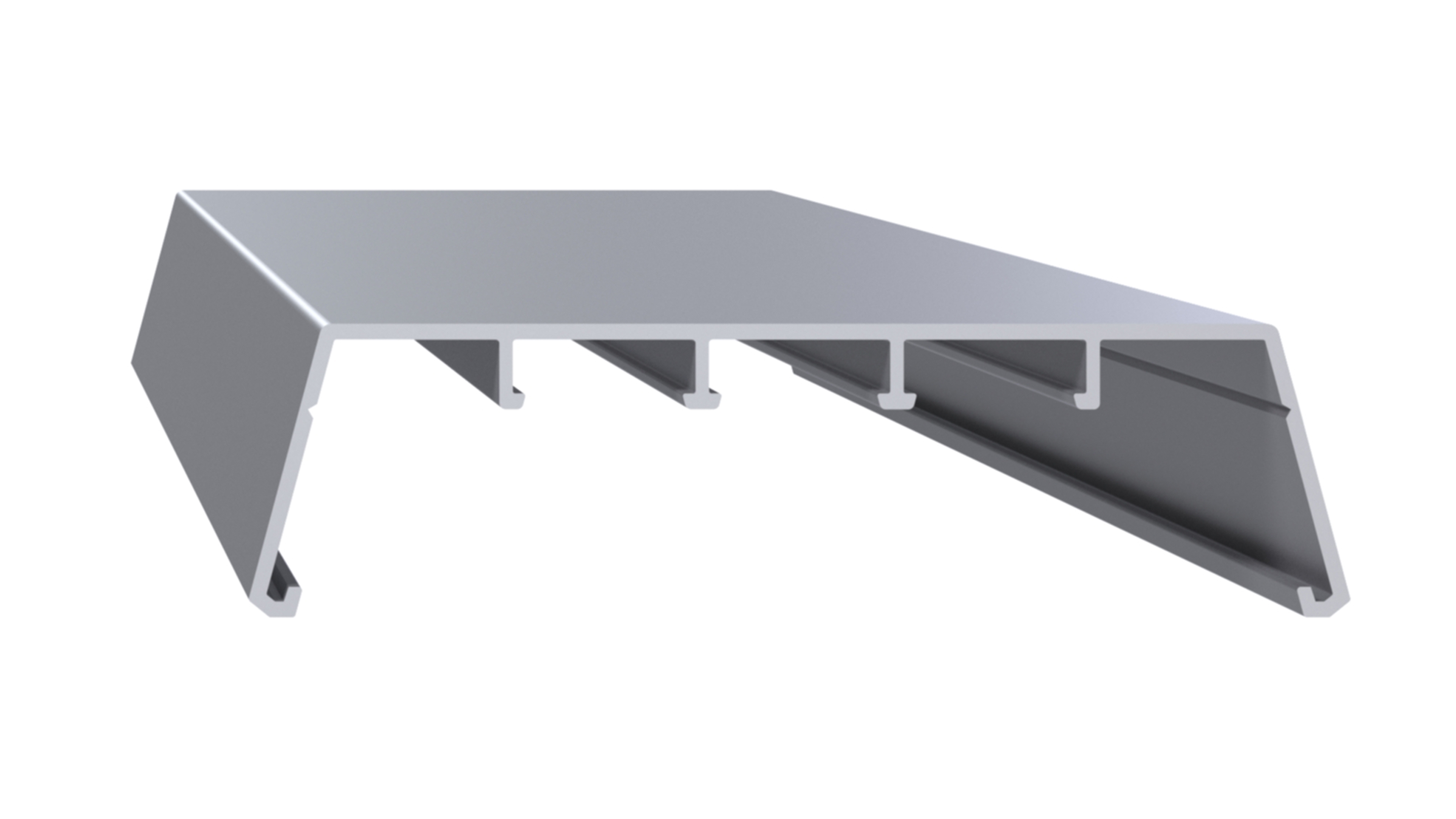 Профиль на горбылек АЛЮСТАРТ, длина 5.8 м, алюминий, неокрашенный