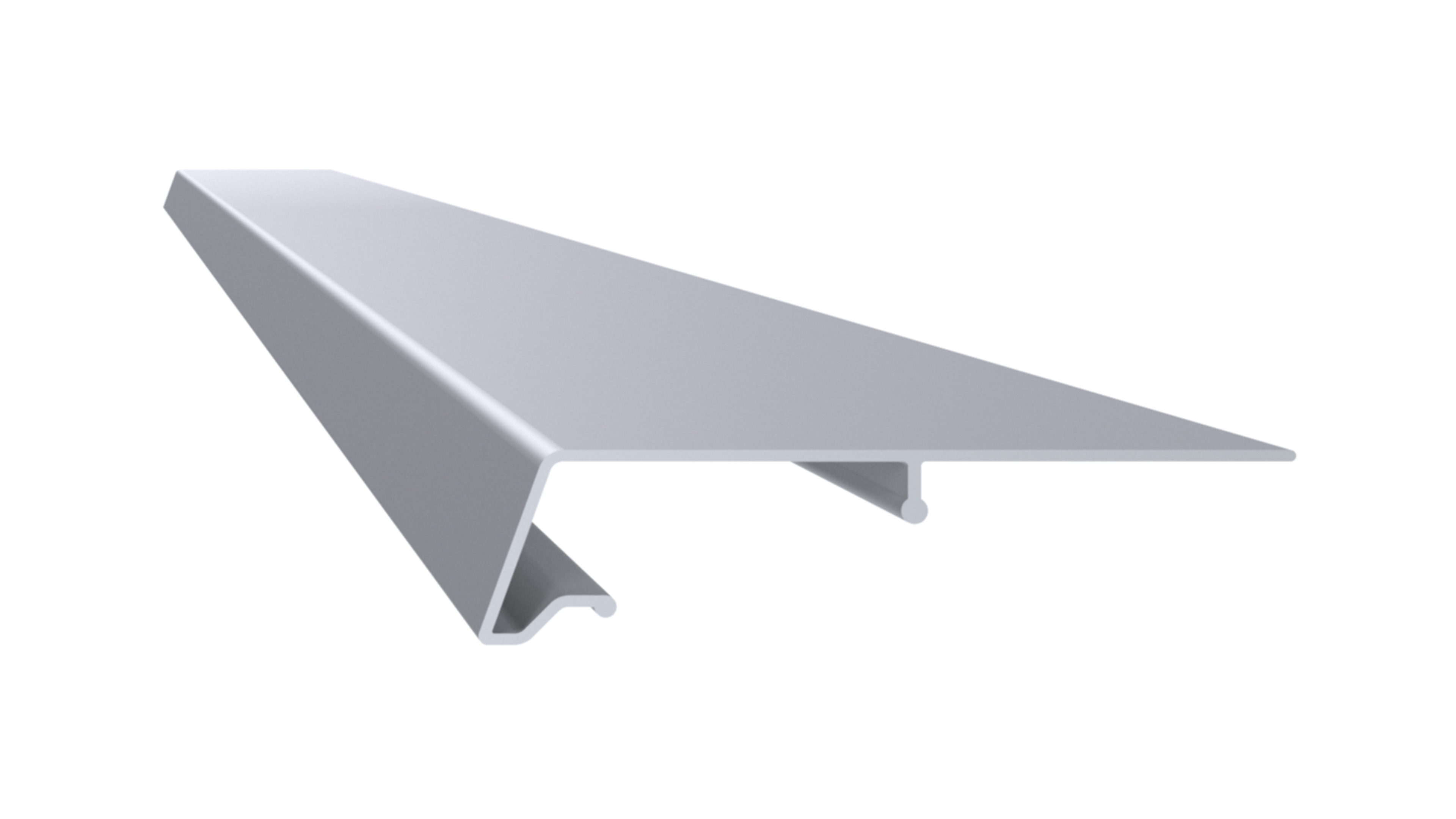 Профиль на нижнюю раму АЛЮСТАРТ, длина 6 м, алюминий, неокрашенный