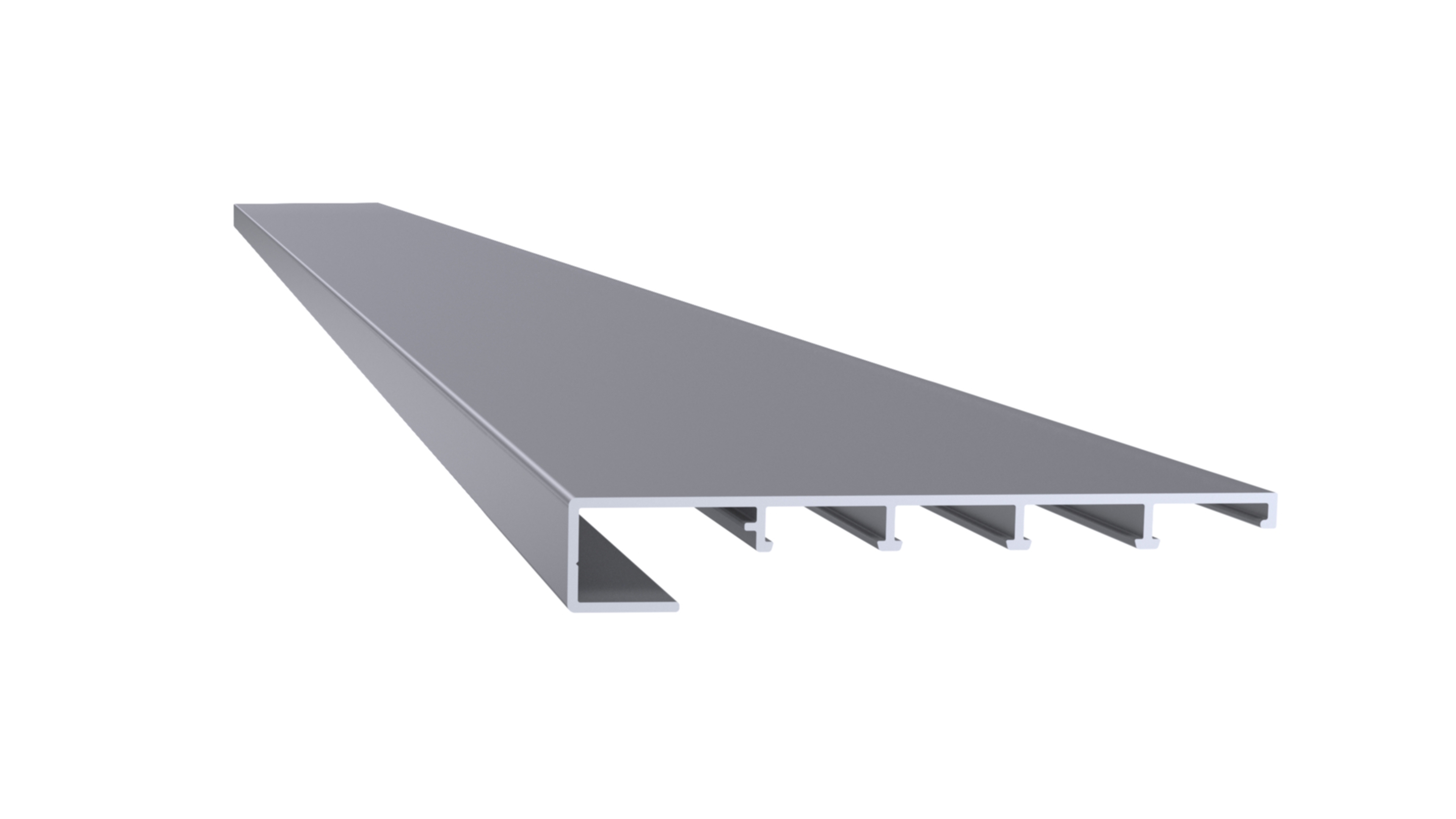 Профиль на раму АЛЮСТАРТ (P6004), длина 5.8 м, алюминий, неокрашенный. Рис. 1