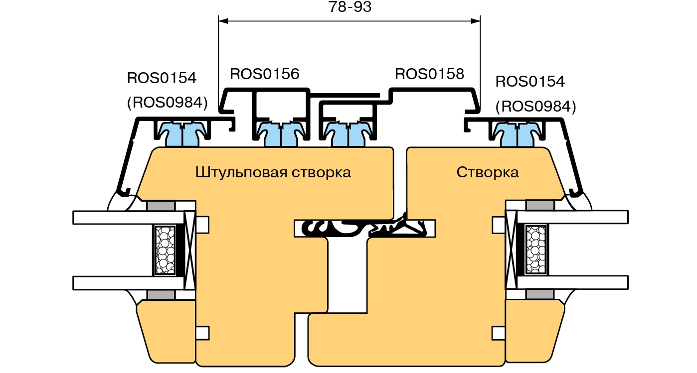 Профиль на штульп АЛЮСТАРТ (P6022), длина 5.8 м, алюминий, неокрашенный. Рис. 3