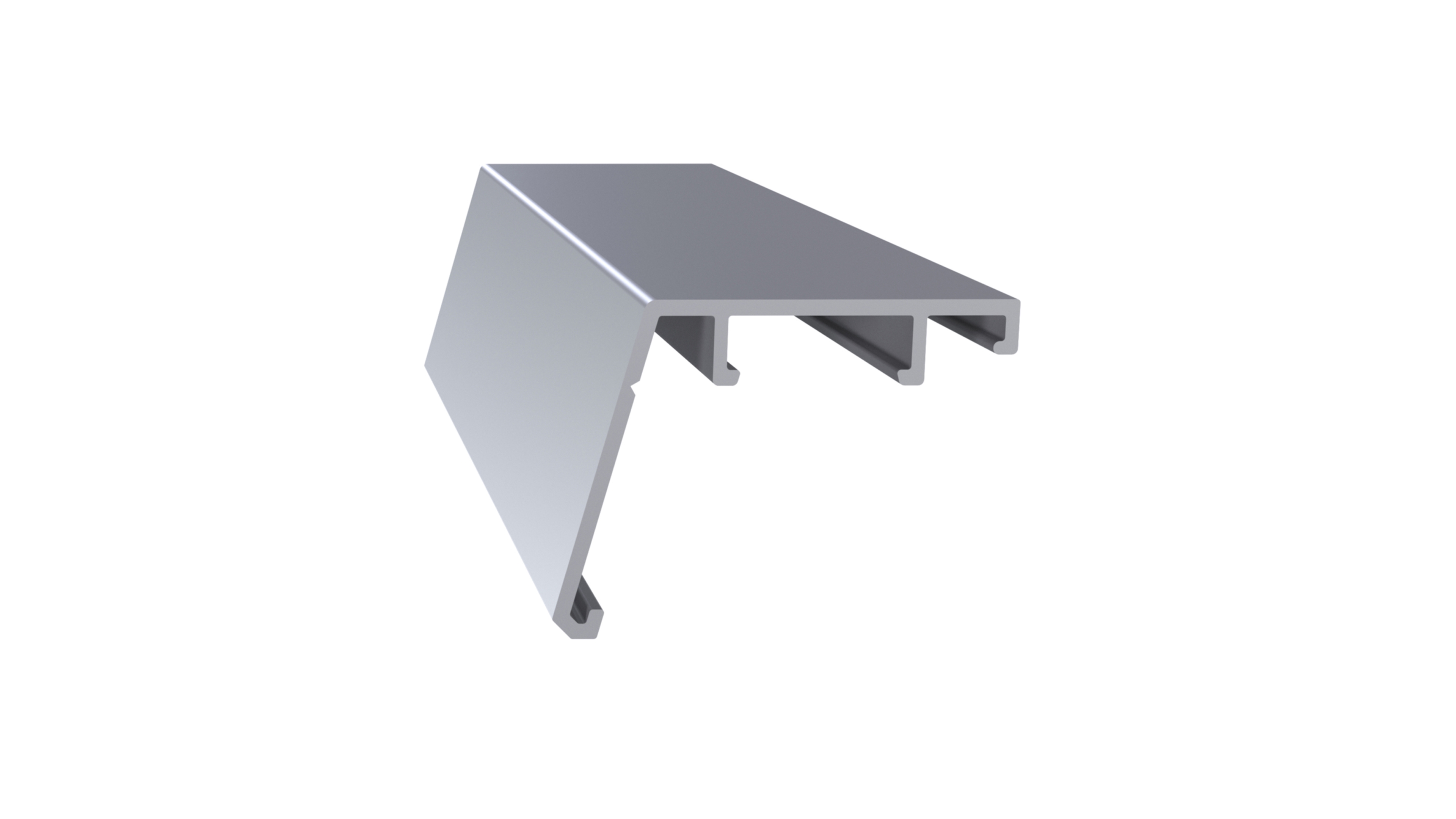 Профиль на створку АЛЮСТАРТ (P6010), длина 5.8 м, алюминий, неокрашенный. Рис. 1