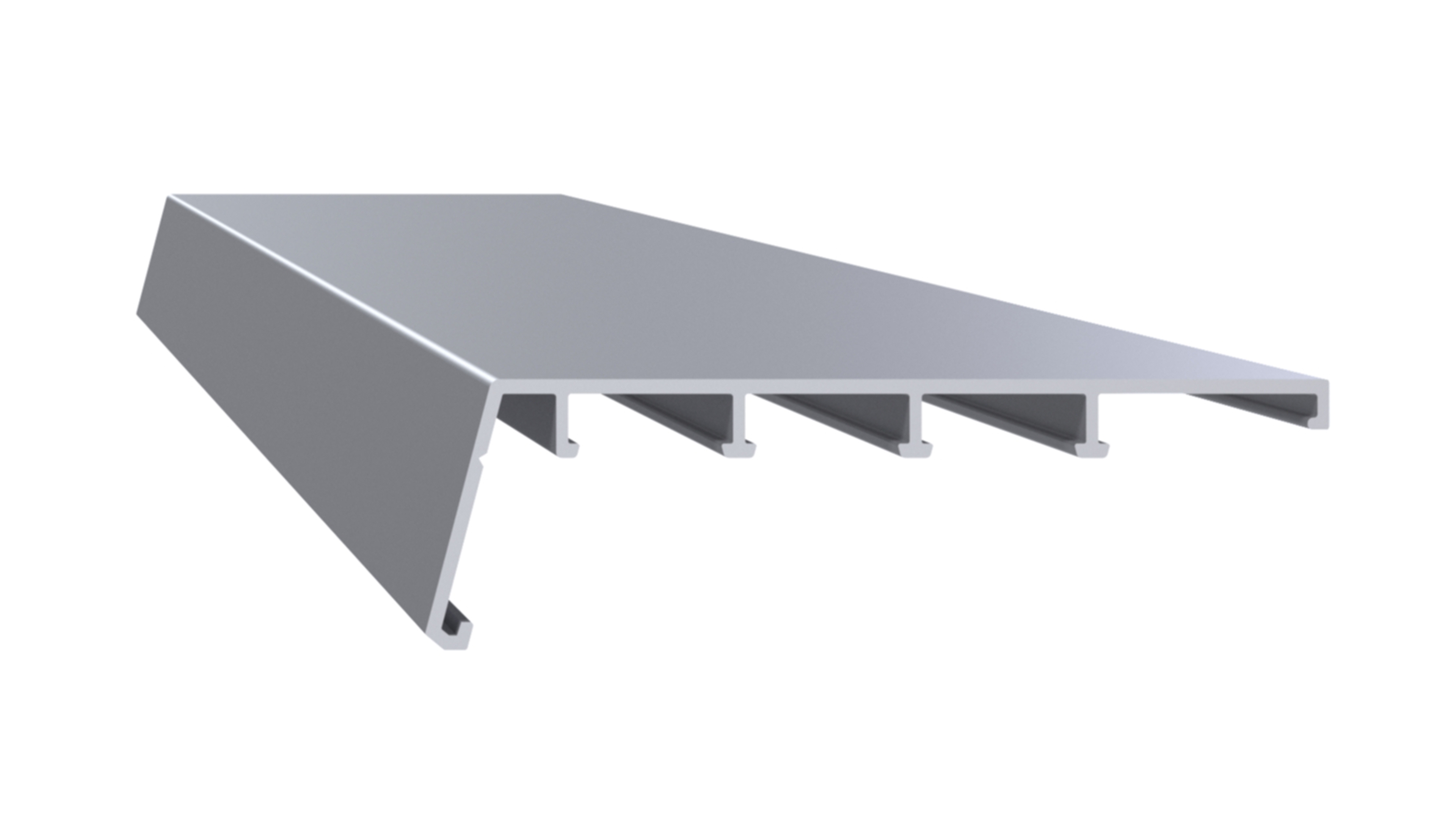 Профиль на створку АЛЮСТАРТ (P6013), длина 5.8 м, алюминий, неокрашенный. Рис. 1