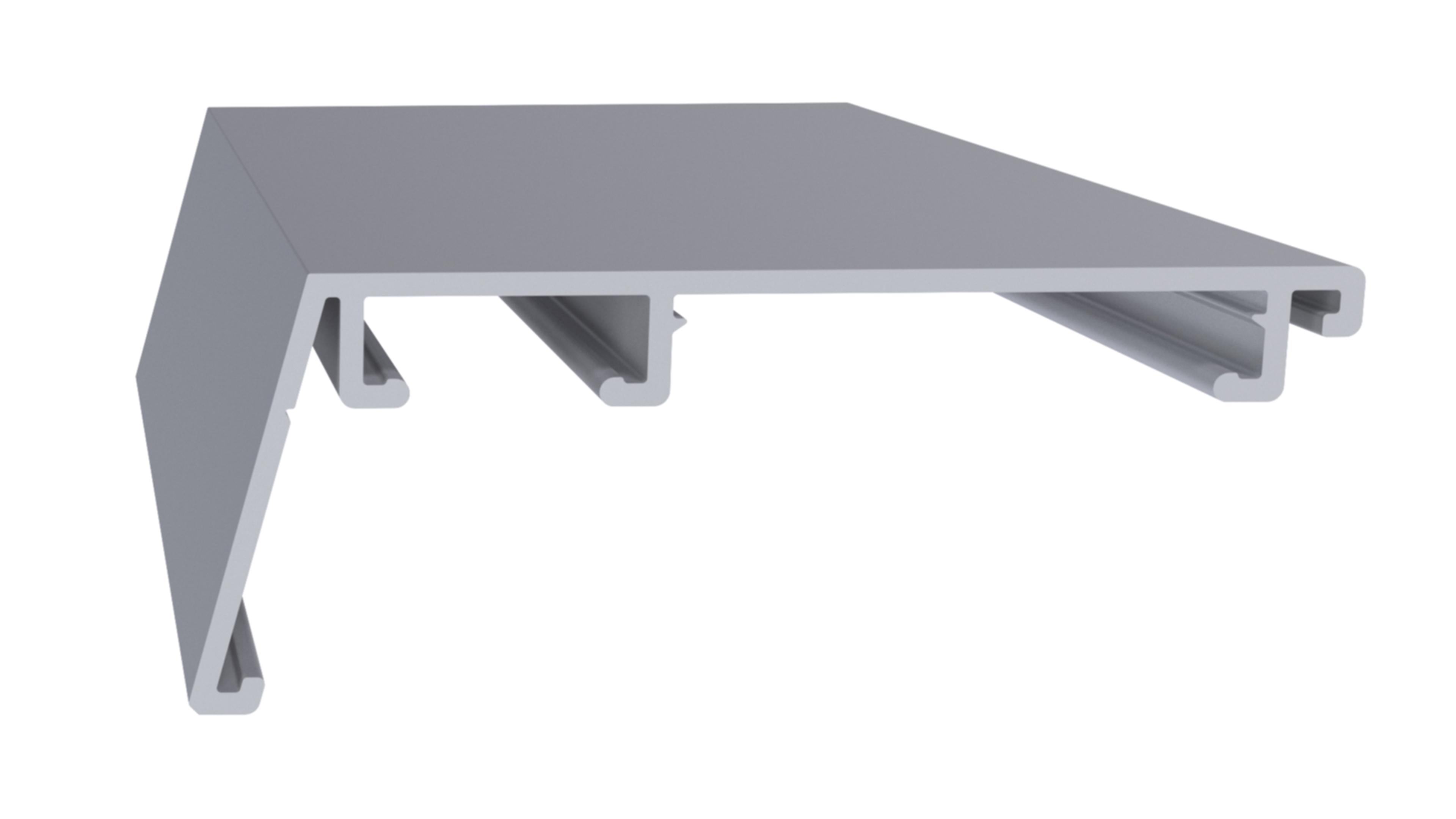 Профиль на створку АЛЮСТАРТ, длина 6 м, алюминий, неокрашенный. Рис. 1