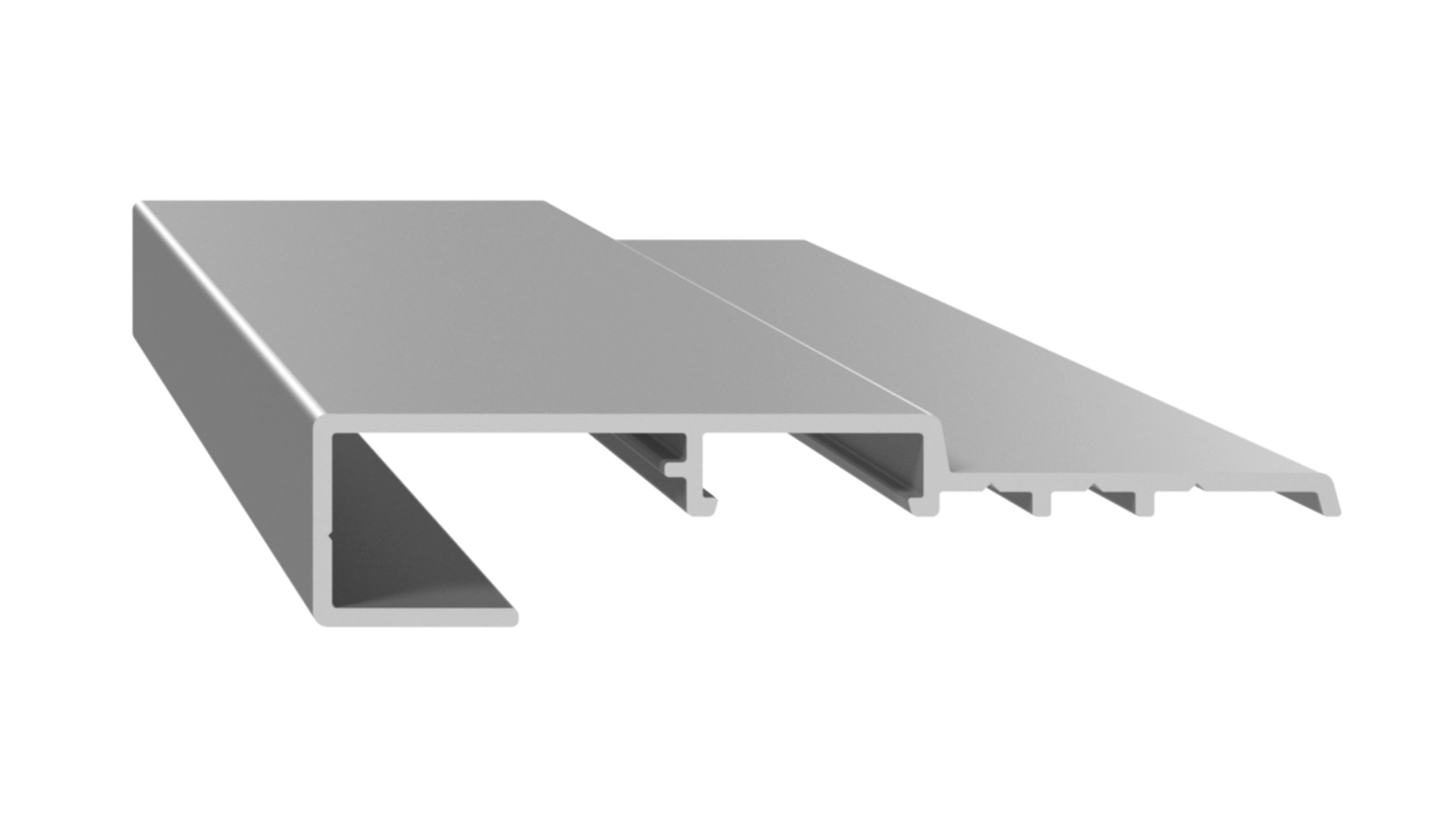 Профиль на вертикальный импост АЛЮСТАРТ (P6020/1), длина 5.8 м, алюминий, неокрашенный