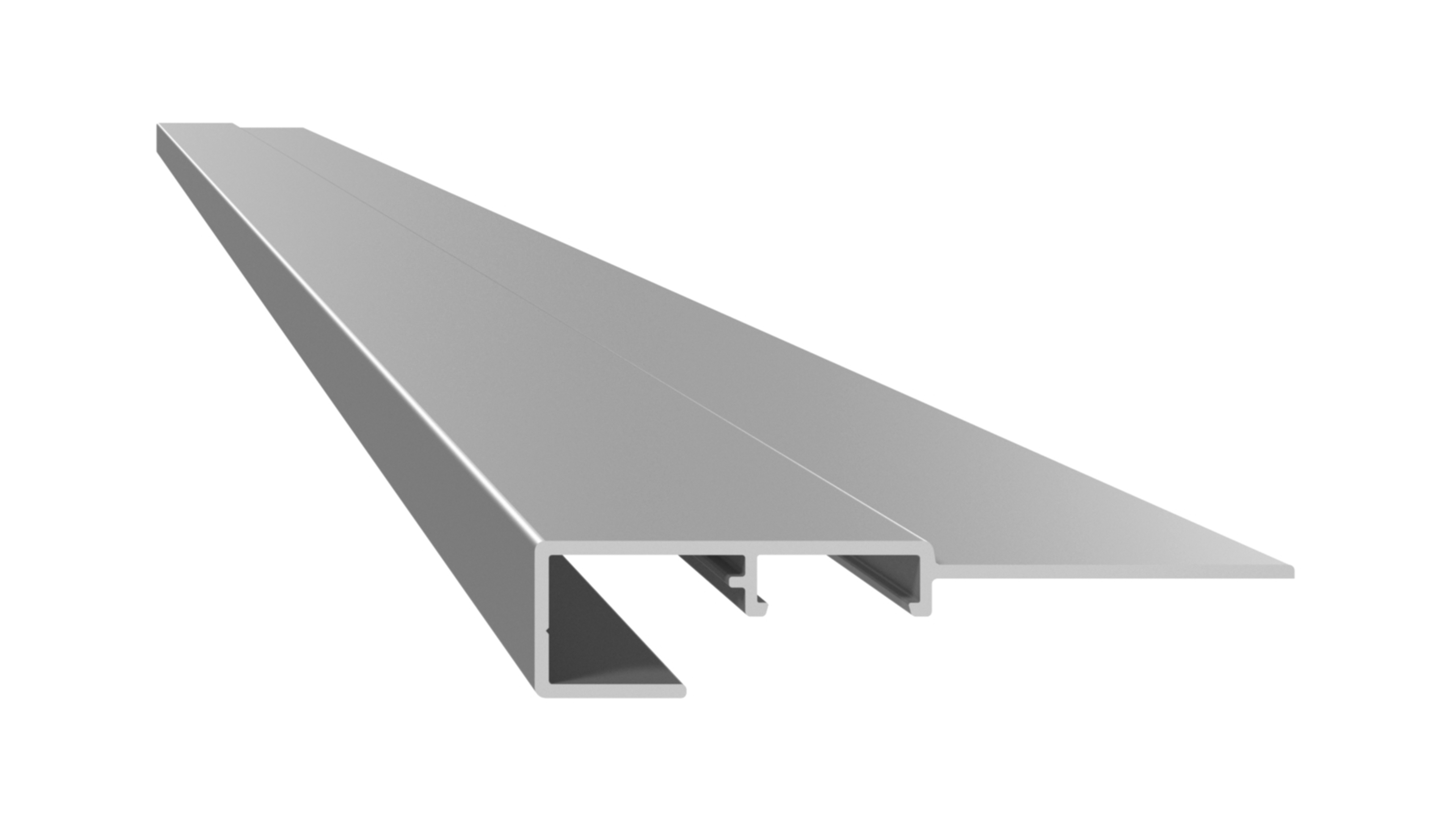 Профиль на вертикальный импост АЛЮСТАРТ (P6020), длина 5.8 м, алюминий, неокрашенный