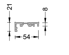 Профиль подцокольный ALUMARK 6м Неокрашенный. Рис. 1 Профиль подцокольный ALUMARK 6м Неокрашенный. Рис. 1