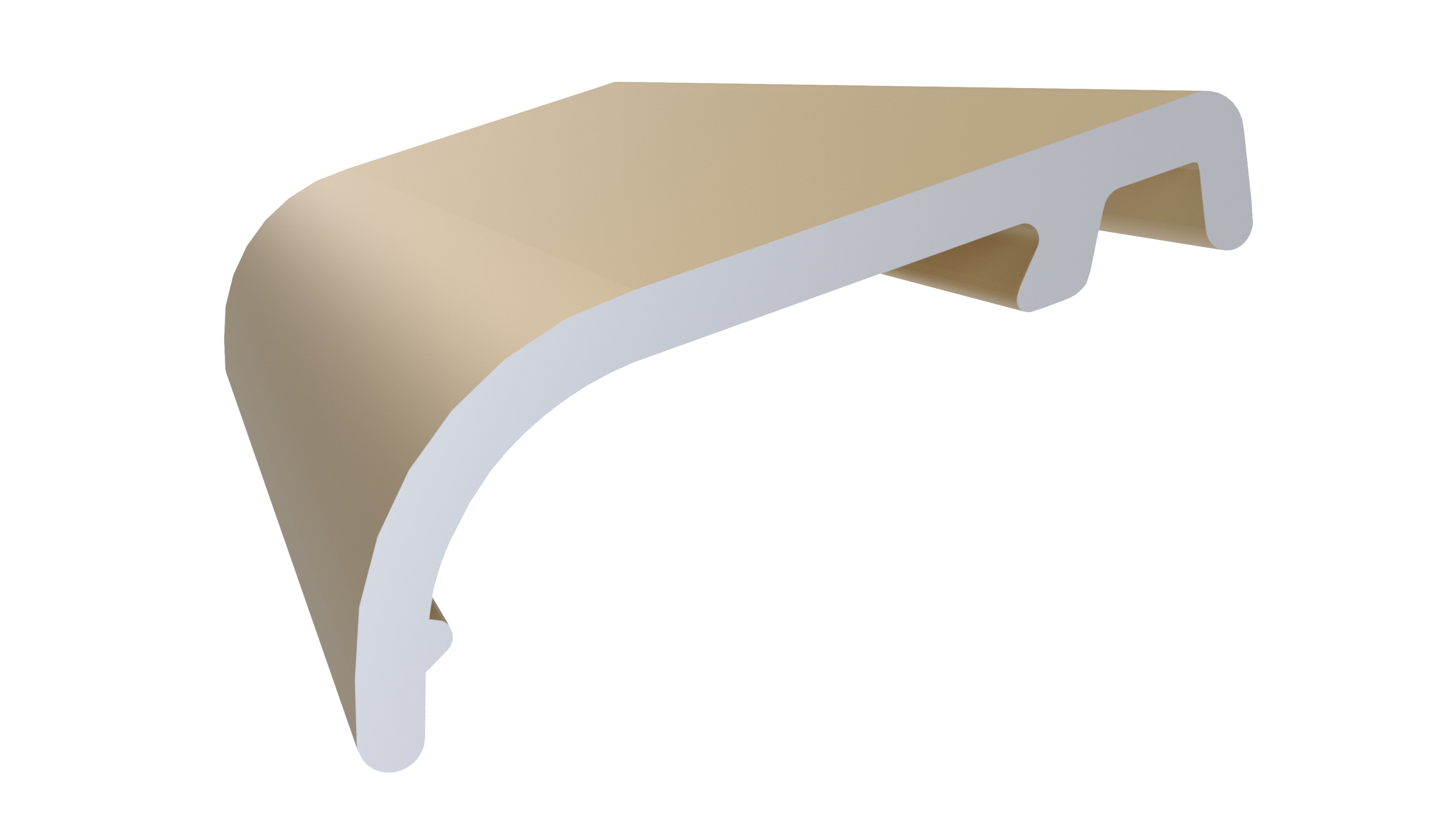 Профиль покрытия створок АЛЮСТАРТ, RAL1001. Рис. 1