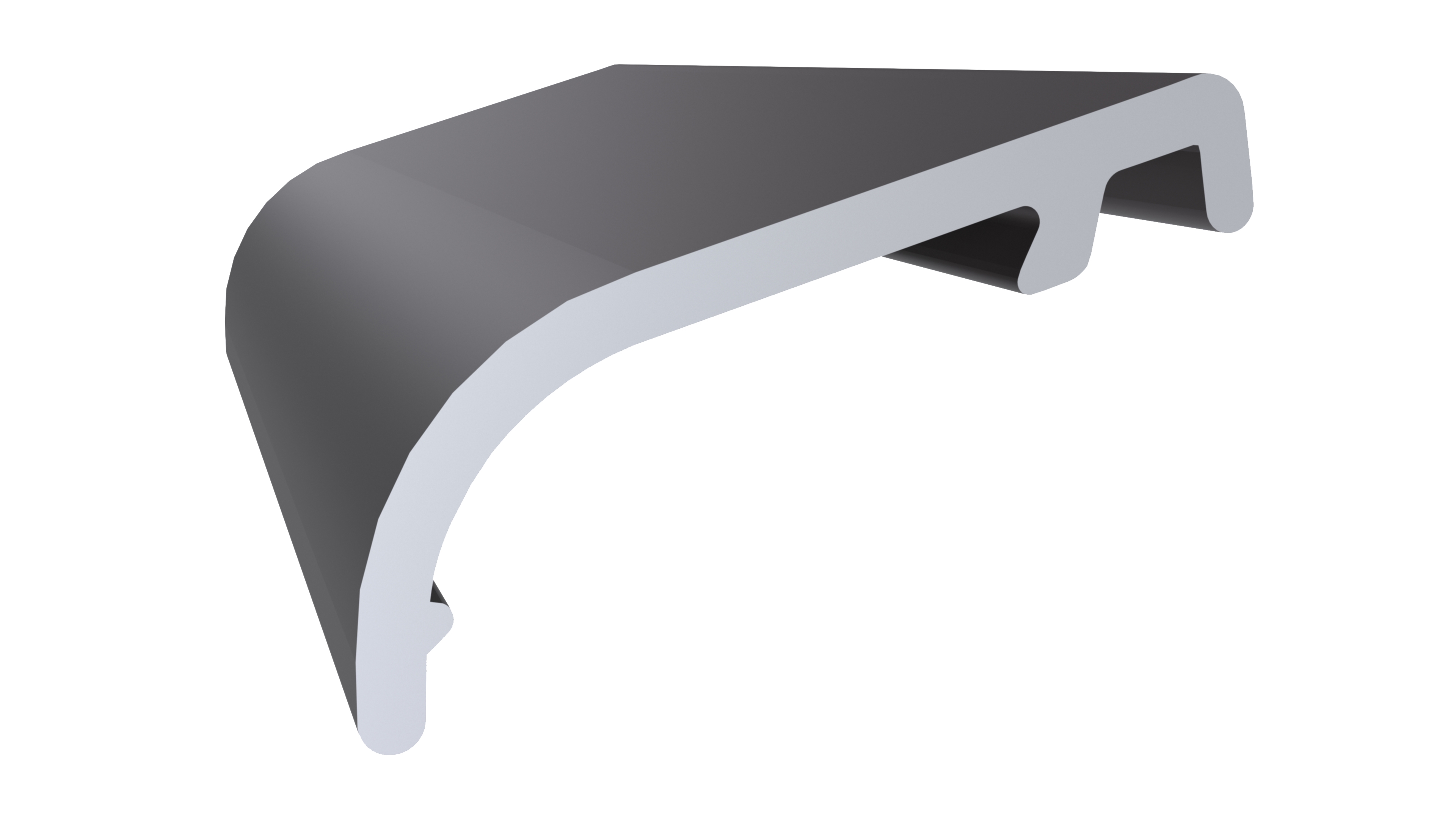 Профиль покрытия створок АЛЮСТАРТ, RAL 8019. Рис. 1 Профиль покрытия створок АЛЮСТАРТ, RAL 8019. Рис. 1