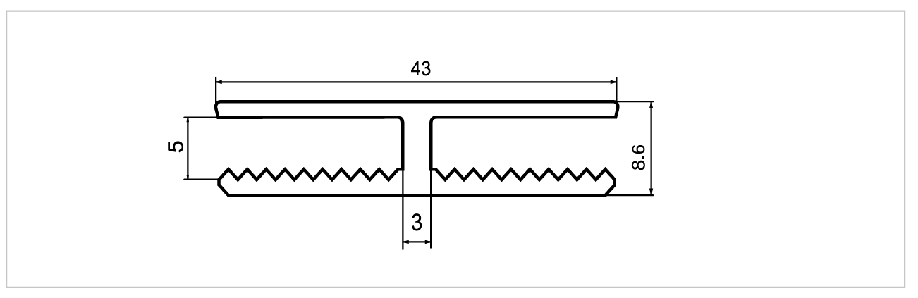 Профиль соединительный АЛЮСТАРТ, длина 5.8 м, алюминий, неокрашенный. Рис. 2 Профиль соединительный АЛЮСТАРТ, длина 5.8 м, алюминий, неокрашенный. Рис. 2