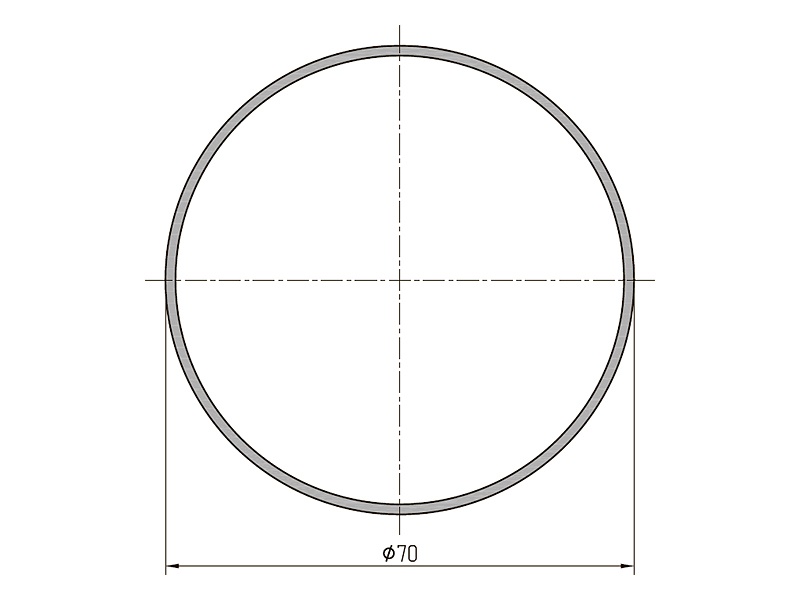 Профиль трубы (6,2м), RAL9006. Рис. 1 Профиль трубы (6,2м), RAL9006. Рис. 1