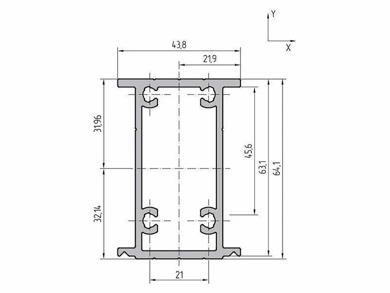 Профиль усиливающий 64,1мм (6,8м). Рис. 1