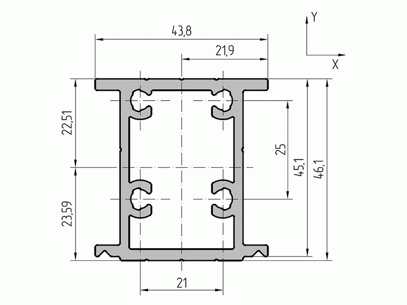 Профиль усиливающий (6,8м). Рис. 1