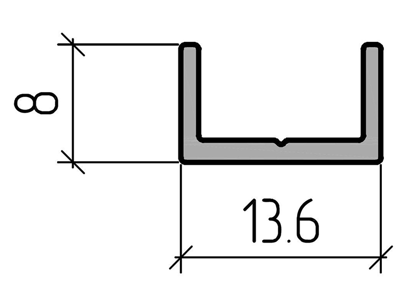 Профиль выравнивающий (6,5м). Рис. 1 Профиль выравнивающий (6,5м). Рис. 1