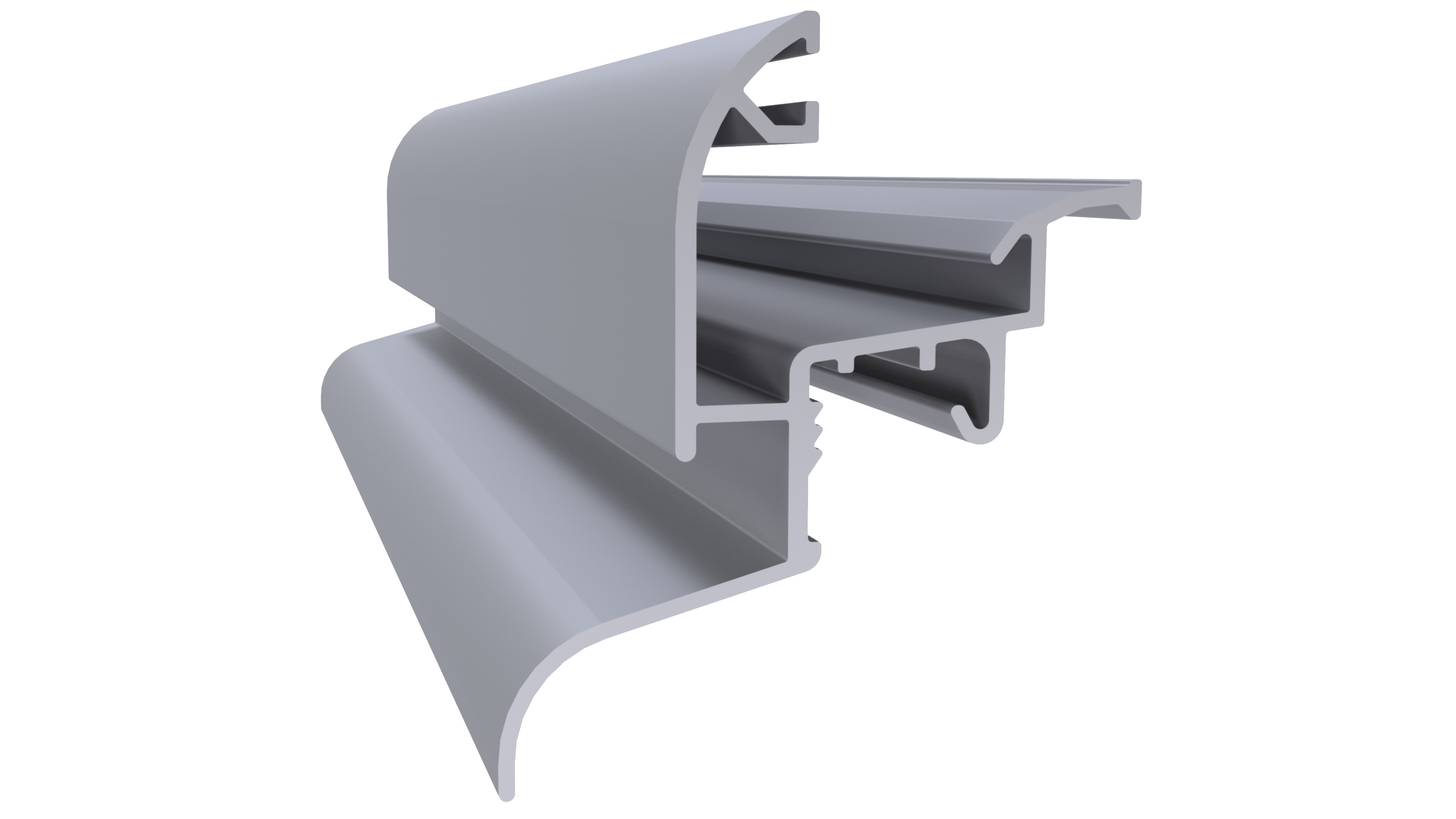 Профиль водоотводный АЛЮСТАРТ, алюминий, неокрашенный, длина 6 м. Рис. 1 Профиль водоотводный АЛЮСТАРТ, алюминий, неокрашенный, длина 6 м. Рис. 1