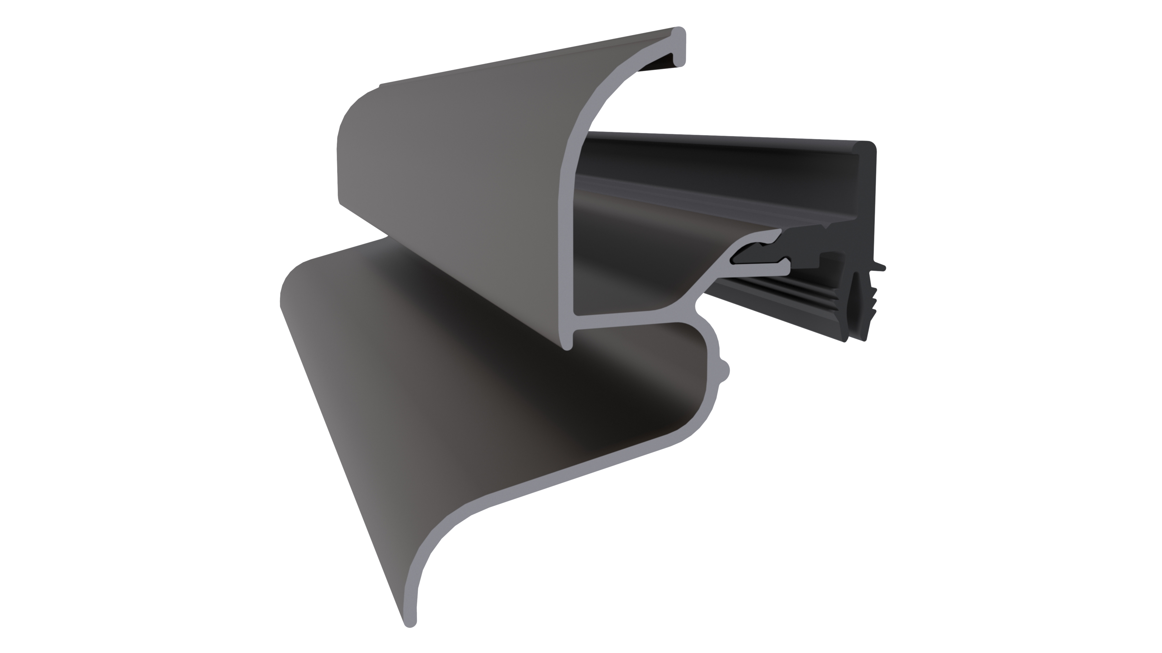 Профиль водоотводный АЛЮСТАРТ, с термовставкой, алюминий, темная бронза. Рис. 1 Профиль водоотводный АЛЮСТАРТ, с термовставкой, алюминий, темная бронза. Рис. 1