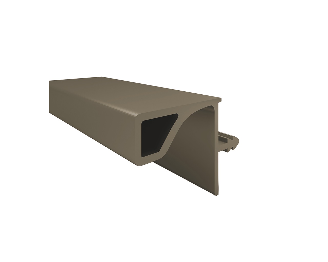 Профиль врезной GOLA FIRMAX для верхних баз, для ДСП-16/18мм, L=3000мм, шампань анод, алюминий. Рис. 1 Профиль врезной GOLA FIRMAX для верхних баз, для ДСП-16/18мм, L=3000мм, шампань анод, алюминий. Рис. 1