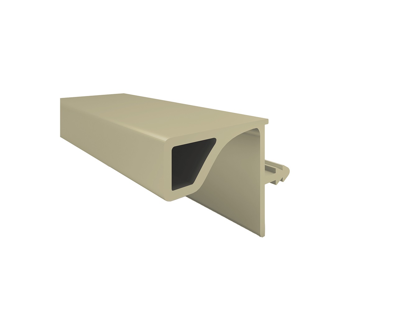 Профиль врезной GOLA FIRMAX для верхних баз, для ДСП-16/18мм, L=3000мм, золото анод, алюминий. Рис. 1 Профиль врезной GOLA FIRMAX для верхних баз, для ДСП-16/18мм, L=3000мм, золото анод, алюминий. Рис. 1