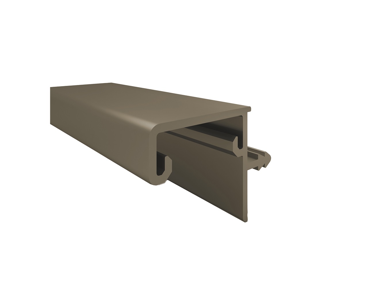 Профиль врезной GOLA FIRMAX для верхних баз с пазом для светодиодной ленты, для ДСП-16/18мм, L=3000мм, шампань анод, алюминий. Рис. 1 Профиль врезной GOLA FIRMAX для верхних баз с пазом для светодиодной ленты, для ДСП-16/18мм, L=3000мм, шампань анод, алюминий. Рис. 1