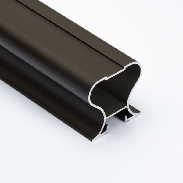 Профиль-ручка симметричная, алюминий, бронза, 5400 мм