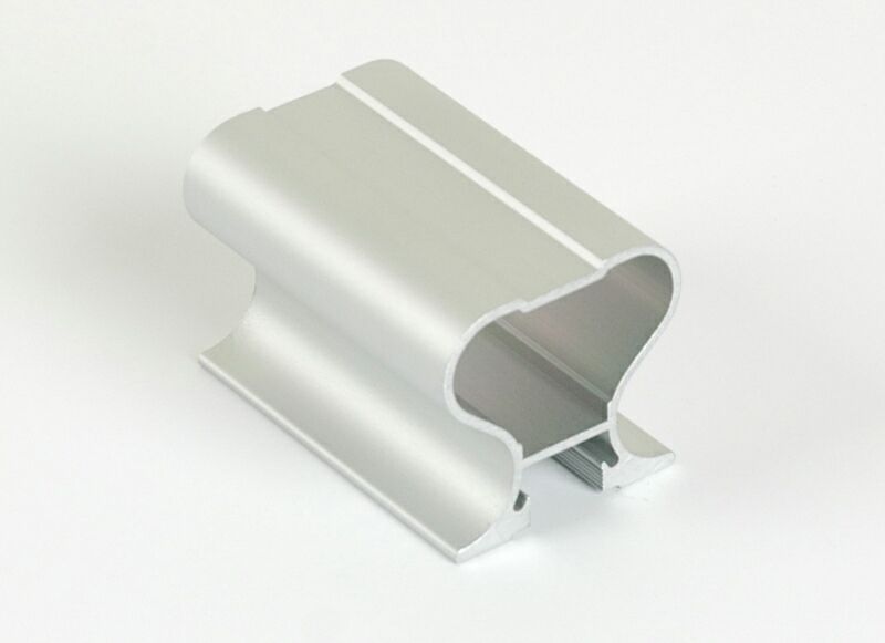 Профиль-ручка симметричная, алюминий, L=4800 мм, серебро.. Рис. 1 Профиль-ручка симметричная, алюминий, L=4800 мм, серебро.. Рис. 1