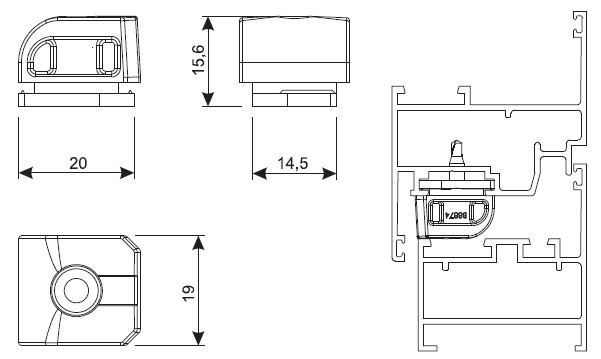 Пятка на створке, 02352010. Рис. 2