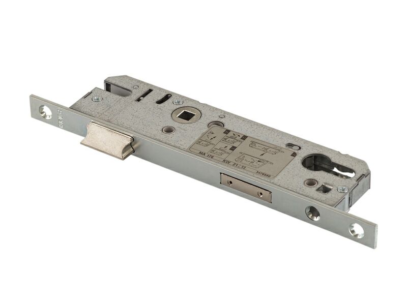 Замок однозапорный с ригелем и фалевой защёлкой KFV 3469516 49/PZ/F16/40/92/8. Рис. 1