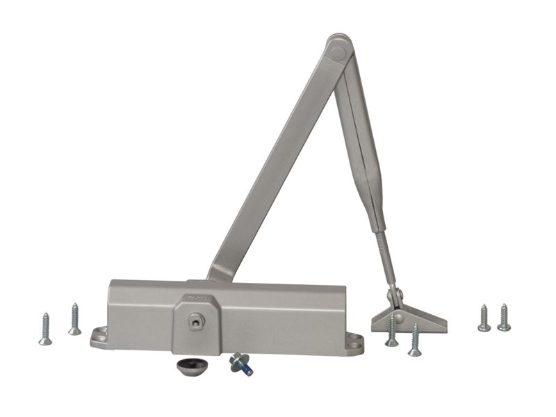 Доводчик dormakaba  TS-Compakt Size2/3/4 с тягой, Серебристый. Рис. 1