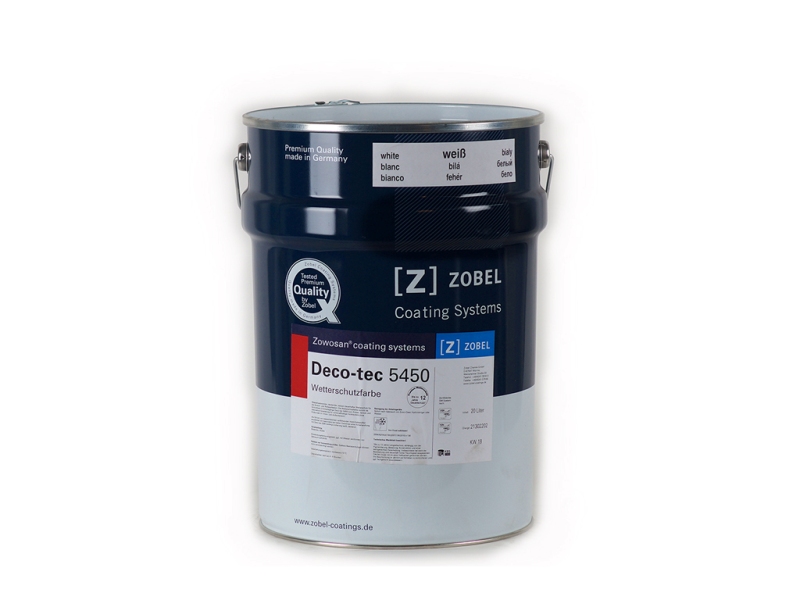 Краска Deco-tec 5450 20л белая. Рис. 1