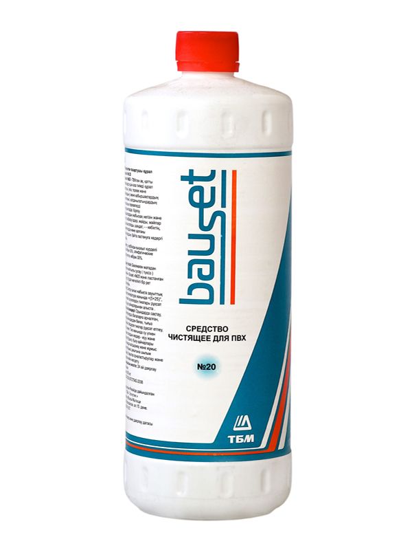 Очиститель для ПВХ Bauset №20, 1л.. Рис. 1