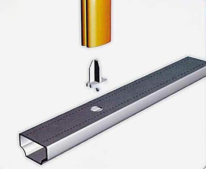 Переплет декоративный Baviera 8мм 3м золотой. Рис. 1