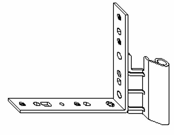Петля на створке нижняя фальцевая левая, 12\20-13 Silber. Рис. 1 Петля на створке нижняя фальцевая левая, 12\20-13 Silber. Рис. 1