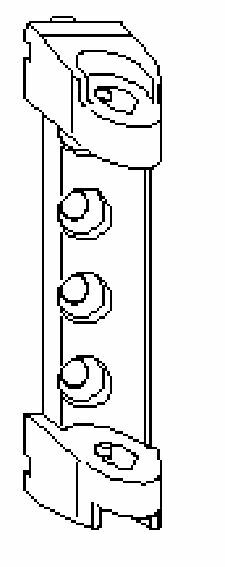 Петля на раме верхняя 7мм 120кг. Рис. 1