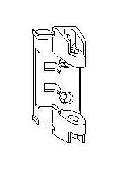 Петля верхняя на раме 12/18 дерево Silber. Рис. 1
