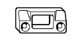 Планка ответная не регулируемая под шпингалеты, NT с 1 отв., 20мм. Рис. 1