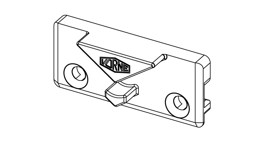 Планка ответная микропров. (Trocal 70) 13 мм (122.3101). Рис. 1 Планка ответная микропров. (Trocal 70) 13 мм (122.3101). Рис. 1