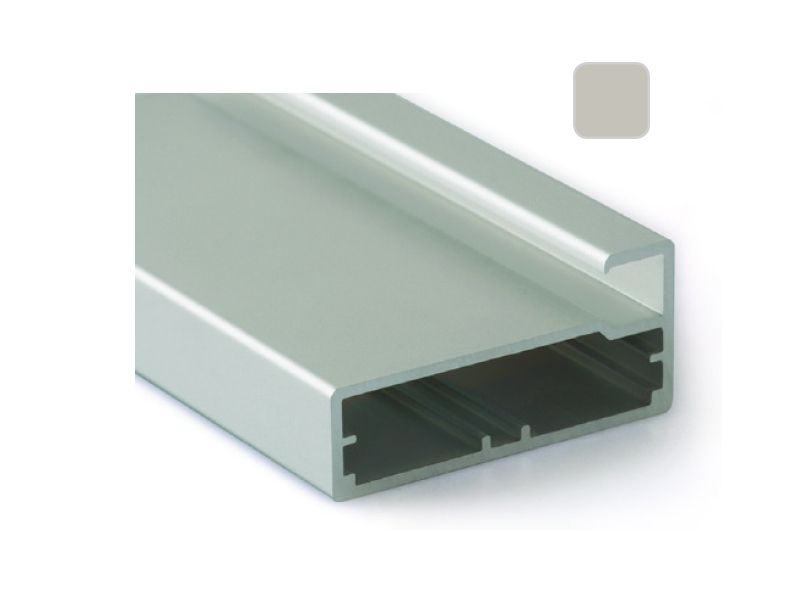 Профиль 45/9  для рамочных фасадов FIRMAX 5800 мм, хром полированный. Рис. 1