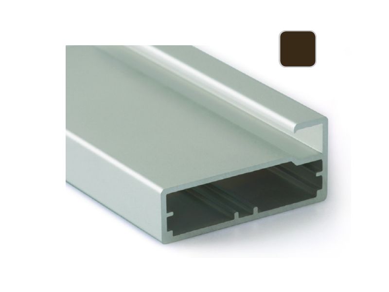 Профиль 45/9 для рамочных фасадов FIRMAX 5800 мм, темная бронза.. Рис. 1 Профиль 45/9 для рамочных фасадов FIRMAX 5800 мм, темная бронза.. Рис. 1