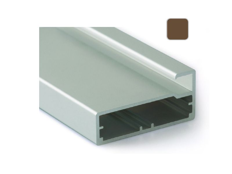 Профиль 45/9  для рамочных фасадов FIRMAX 5800 мм, шампань. Рис. 1