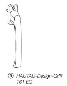 Ручка  HKS/SP, цв. белый, Интерника. Рис. 1