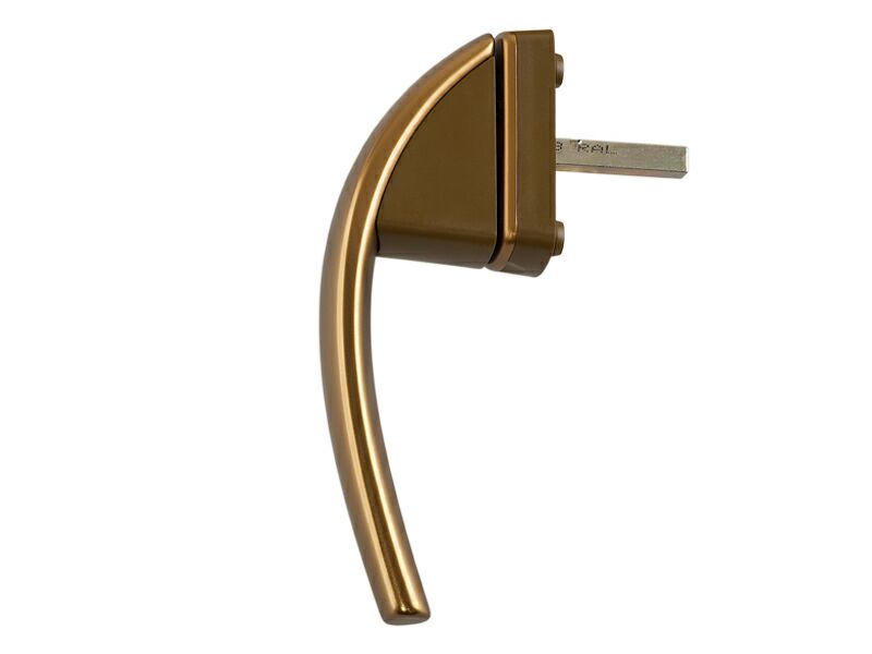 Ручка оконная Roto Swing, штифт 37 мм, алюм., 45 град., с винтами, бронза R05.5. Рис. 1 Ручка оконная Roto Swing, штифт 37 мм, алюм., 45 град., с винтами, бронза R05.5. Рис. 1