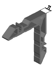 Угловая закладная, 11мм (W62). Рис. 1