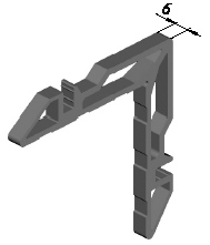 Угловая закладная. Рис. 1